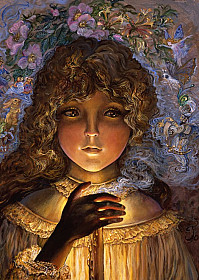 Josephine Wall - Dreaming by Candlelight