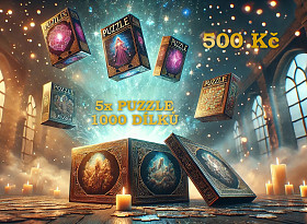 5x puzzle 1000 dílků - Mystery Box